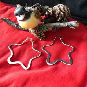 Star earrings of 925 sterling silver.